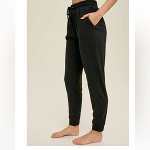 Wishlist size S black drawstring joggers